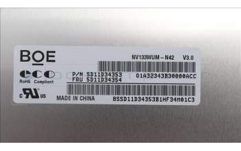 Lenovo 5D11D34354 DISPLAY FRU BOE 13.3 WUXGA IPS 300nit