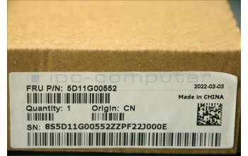 Lenovo 5D11G00552 DISPLAY FRU MNF601EA1-7 15.6UHD ColorCS