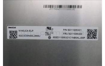 Lenovo 5D11S95322 DISPLAY FRU INX N140JCA-ELP C3 14.0 WUX