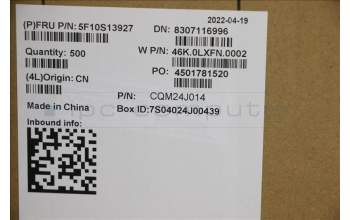 Lenovo 5F10S13927 FAN System FAN W 82E3 FCN