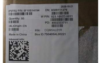 Lenovo 5F10S14194 FAN System FAN W 83J3 PEAK