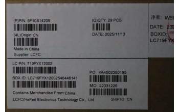 Lenovo 5F10S14209 FAN FAN L 83K2 FORCECON