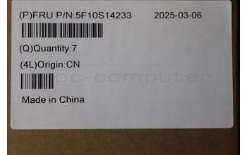 Lenovo 5F10S14233 FAN FAN R+L C 83KF PEAK