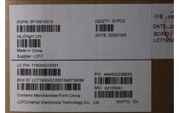 Lenovo 5F10S14313 FAN FAN L 83LU FCN