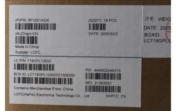 Lenovo 5F10S14326 FAN FANL 83M0 THM FCN