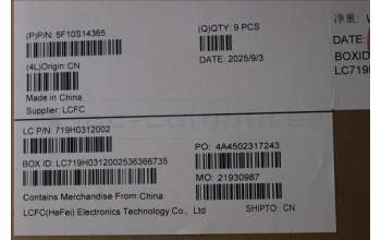 Lenovo 5F10S14365 FAN FAN L 83RV THM W/Plate FCN