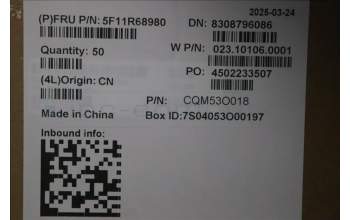 Lenovo 5F11R68980 FAN FAN_13W_G3_80x80x5.8_HY