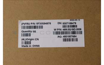 Lenovo 5F30S94976 FINGER_PRT FP BD W 21AR W/BUTTON CG