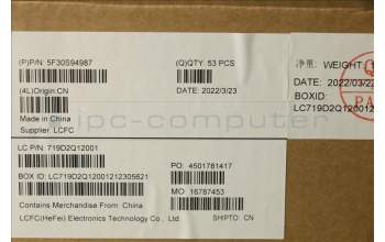 Lenovo 5F30S94987 FINGER_PRT FP BD L 82R4