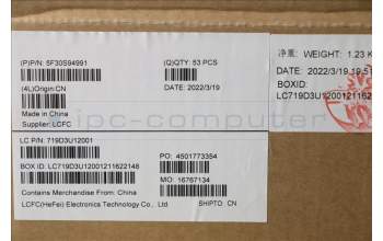 Lenovo 5F30S94991 FINGER_PRT FP BD L 82RK