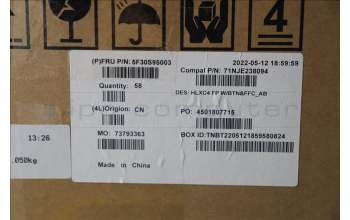 Lenovo 5F30S95003 FINGER_PRT FP BD C 21DM w/FFC&BTN AB