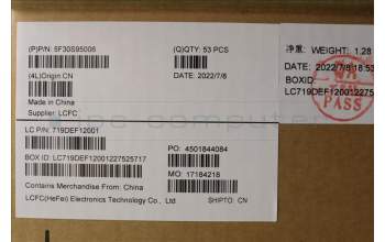 Lenovo 5F30S95006 FINGER_PRT FP BD L 82TW
