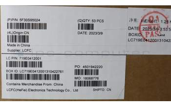 Lenovo 5F30S95024 FINGER_PRT FINGER_PRT L 82XB