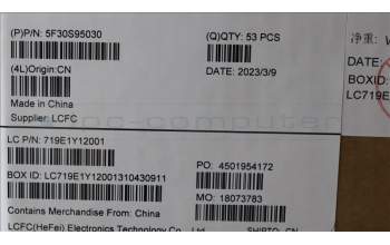 Lenovo 5F30S95030 FINGER_PRT FP BD L 82XL