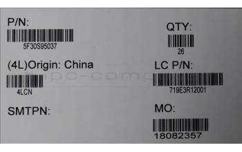 Lenovo 5F30S95037 FINGER_PRT FP BD L 82XN