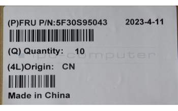 Lenovo 5F30S95043 FINGER_PRT Finger Print Module C 82Y3