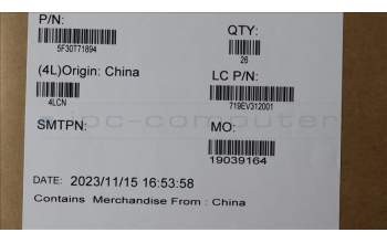 Lenovo 5F30T71894 FINGER_PRT FP BD L 83EN