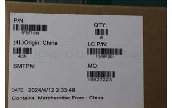 Lenovo 5F30T71919 FINGER_PRT FP BD L 83E7 W/Mech