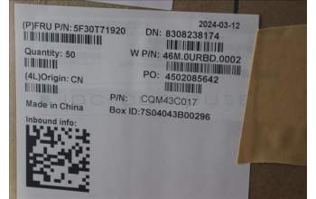 Lenovo 5F30T71920 FINGER_PRT FP BD W 21MX LG
