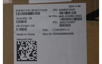 Lenovo 5F30T71934 FINGER_PRT FP BD W 21SG W/BTN AG