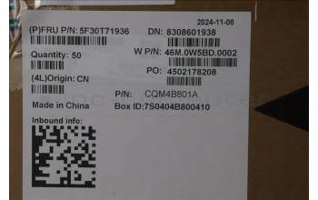 Lenovo 5F30T71936 FINGER_PRT FP BD W 21SH W/BTN AG