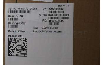 Lenovo 5F30T71951 FINGER_PRT FP BD W21UT AG