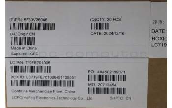 Lenovo 5F30V26046 FINGER_PRT FRU FPR CS24 LG R_FoP GX- FL