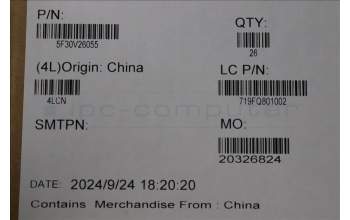 Lenovo 5F30V26055 FINGER_PRT FRU FPR SG Slim FoP_F1-JYT
