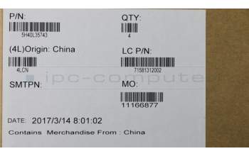 Lenovo 5H40L35743 Thermal Module UMA L80SL