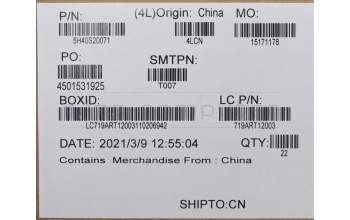 Lenovo 5H40S20071 HEATSINK Heatsink L 81WQ WEIHONG