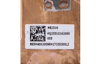 Lenovo 5H40S20096 HEATSINK Thermal module H 82AS