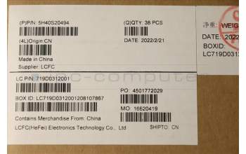 Lenovo 5H40S20494 HEATSINK Heatsink L 82LU TAISOL