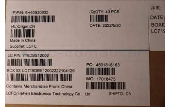 Lenovo 5H40S20632 HEATSINK Heatsink L 82U9 AVC