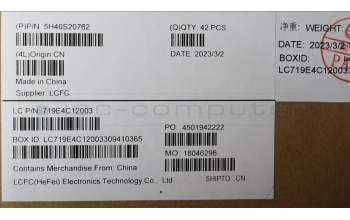 Lenovo 5H40S20762 HEATSINK Heatsink L 82XA WEIHONG