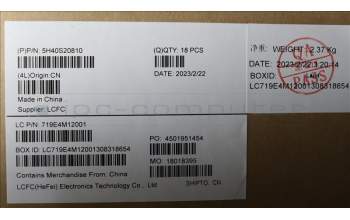 Lenovo 5H40S20810 HEATSINK Heatsink L 82XR AVC