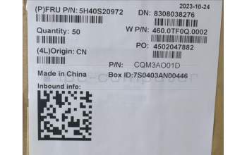 Lenovo 5H40S20972 HEATSINK Heatsink W 21KG H45 HY