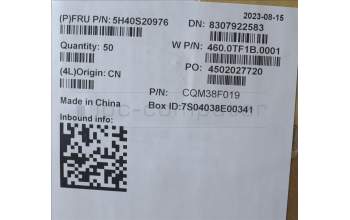 Lenovo 5H40S20976 HEATSINK Heatsink W 21KK HY