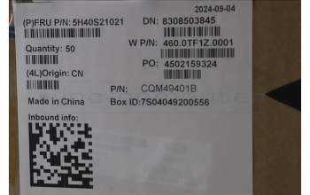 Lenovo 5H40S21021 HEATSINK Heatsink W 21KG P28H45 HY Plus