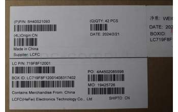 Lenovo 5H40S21093 HEATSINK HEATSINK L 83E6 IRU WEIHONG