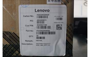 Lenovo 5H40S21106 HEATSINK Heatsink H 83DK_AMD_HPT1_HY