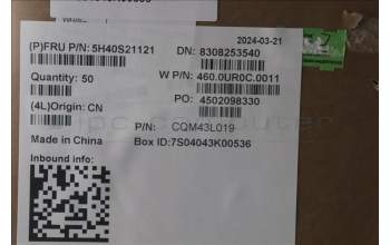 Lenovo 5H40S21121 HEATSINK Heatsink W 21MX KIPO