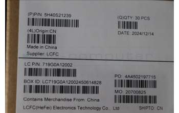 Lenovo 5H40S21239 HEATSINK Heatsink L 83KB TAISOL