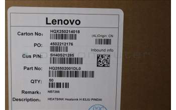 Lenovo 5H40S21285 HEATSINK Heatsink H 83JU PINDAI