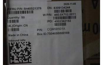 Lenovo 5H40S21379 HEATSINK Heatsink W21UT KIPO AHP