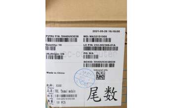 Lenovo 5H40U93038 HEATSINK A560 IRKL 24 DIS TM,Taisol