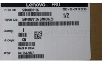 Lenovo 5H40U93106 HEATSINK FALCON 205W COOLER