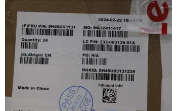 Lenovo 5H40U93131 HEATSINK FRU UMA FAN