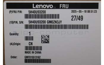 Lenovo 5H40U93200 HEATSINK Tiny11 I ARL-S 65W Cooler