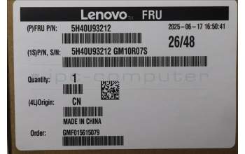 Lenovo 5H40U93212 HEATSINK Tiny11 I L6.5 35W Cooler