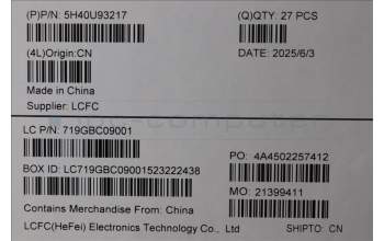 Lenovo 5H40U93217 HEATSINK QC Tiny Neo 30W Heatsink